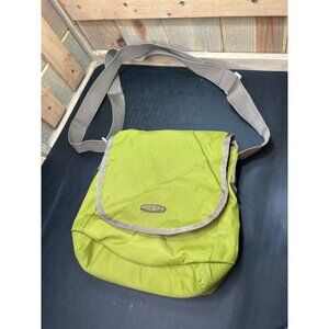 Keen Green Nylon Crossbody Messenger Bag With Adjustable Strap & Multiple Pocket